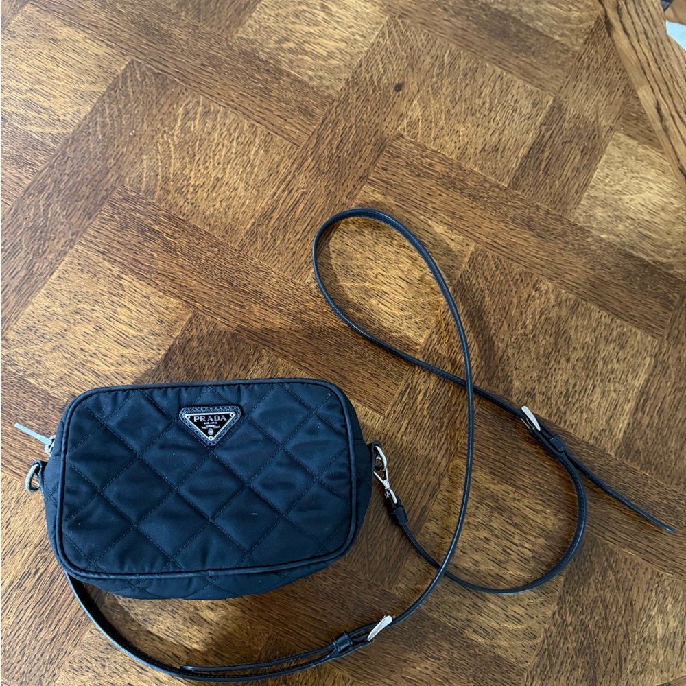 Prada Quilted Black Crossbody Bag